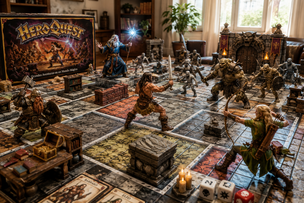 HeroQuest de Avalon Hill: El Retorno del Rey de los Juegos de Mazmorras y Tablero
